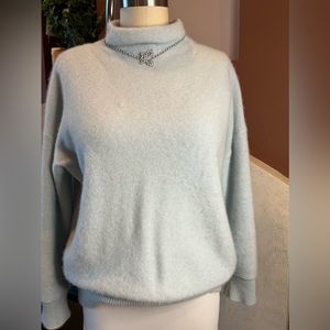 tahari cashmere funnel neck sweater